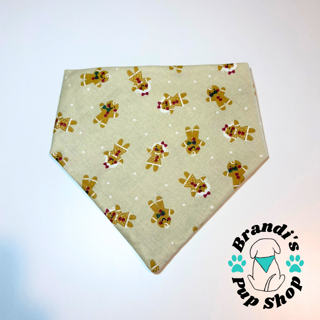 Gingerbread Dog Bandana