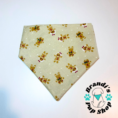 Gingerbread Dog Bandana