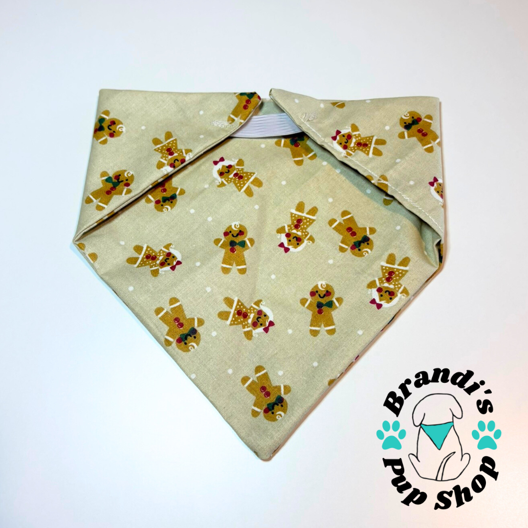 Gingerbread Dog Bandana