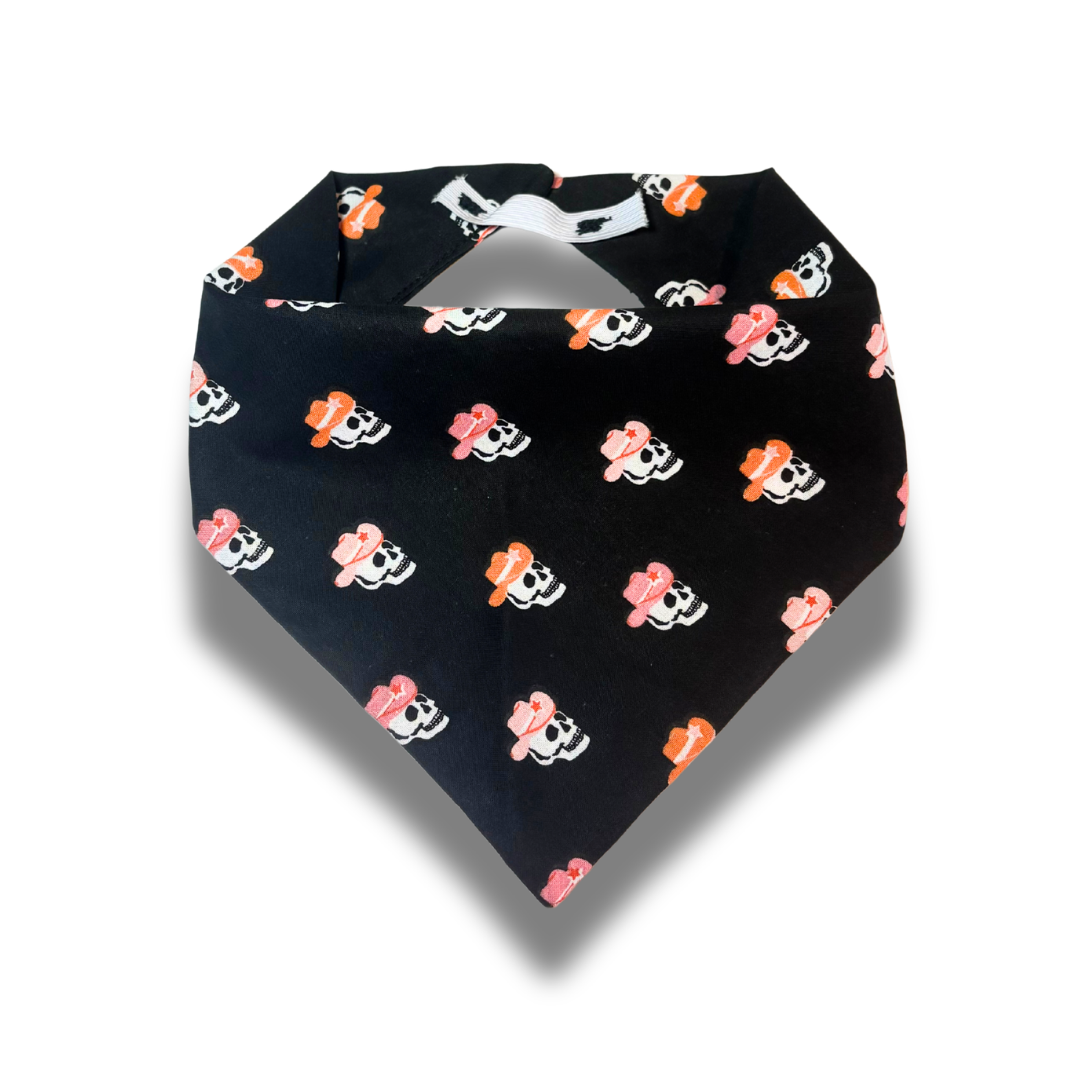 Western Skulls Dog Bandana