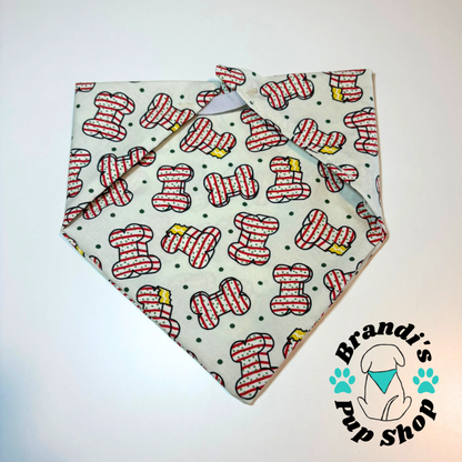 Christmas Cake Snacks Dog Bandana