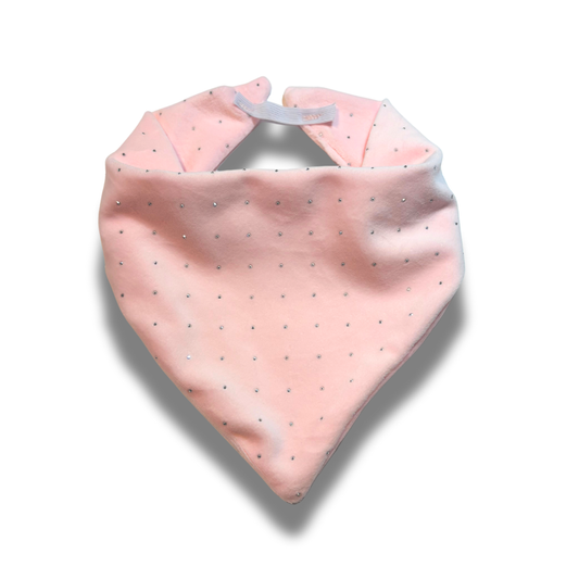 Blinged Velour Dog Bandana