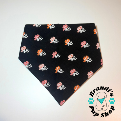 Western Skulls Dog Bandana