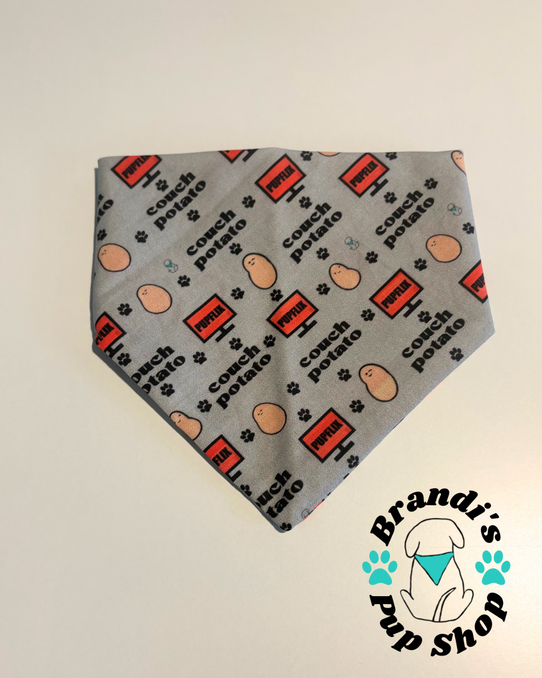 Couch Potato Dog Bandana