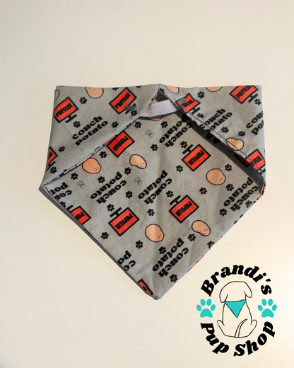 Couch Potato Dog Bandana