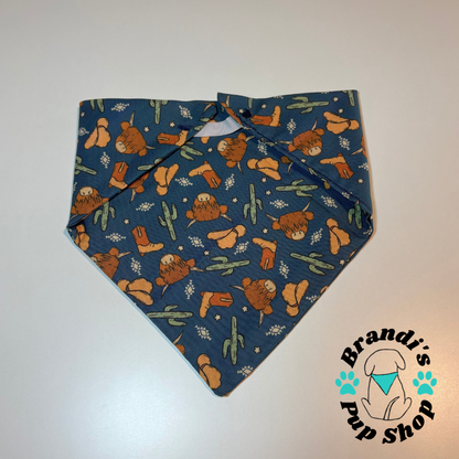Highland Cows Dog Bandana