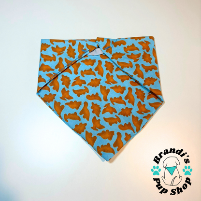 Dinosaur Nuggets Dog Bandana