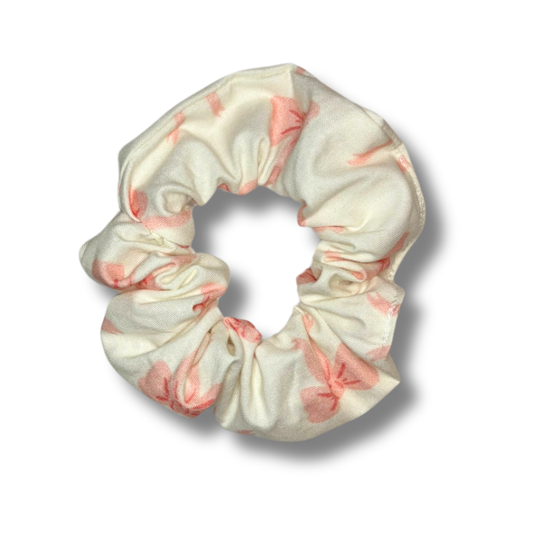 Pink Bows Hair Scrunchie