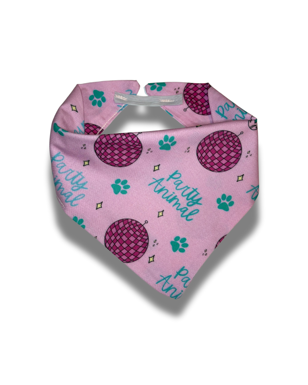 Pink Party Animal Dog Bandana