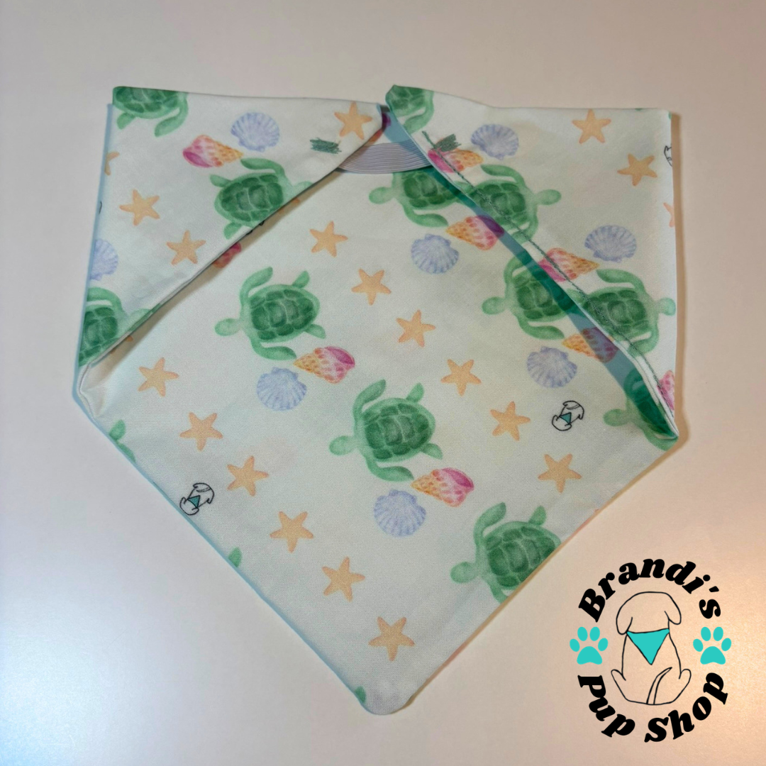 Seafoam Snuggles Dog Bandana