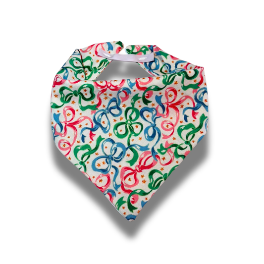 Glittery Bows Dog Bandana