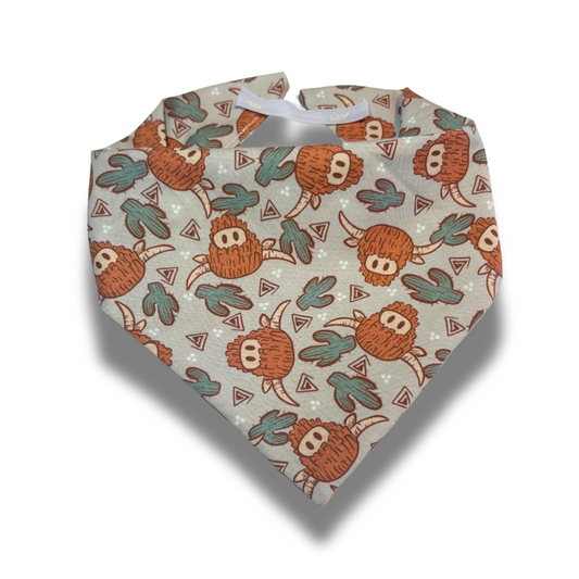 Highland Cow Dog Bandana