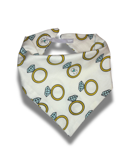 Diamond Ring Dog Bandana