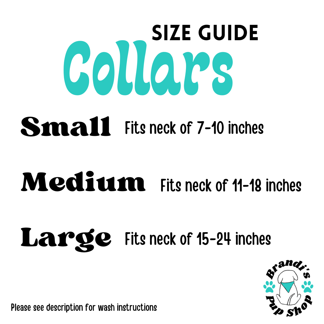 Teal BPS Neoprene Dog Collar