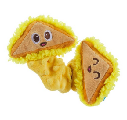 Grilled Cheese Dog Squeaky Toy