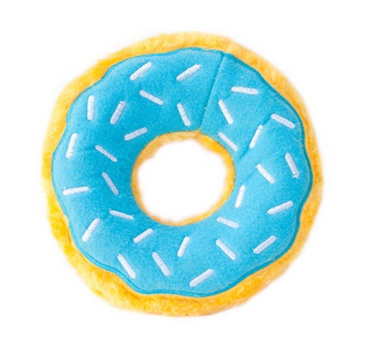 Blueberry Donut Dog Squeaky Toy