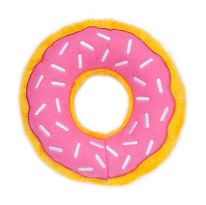 Strawberry Donut Dog Squeaky Toy