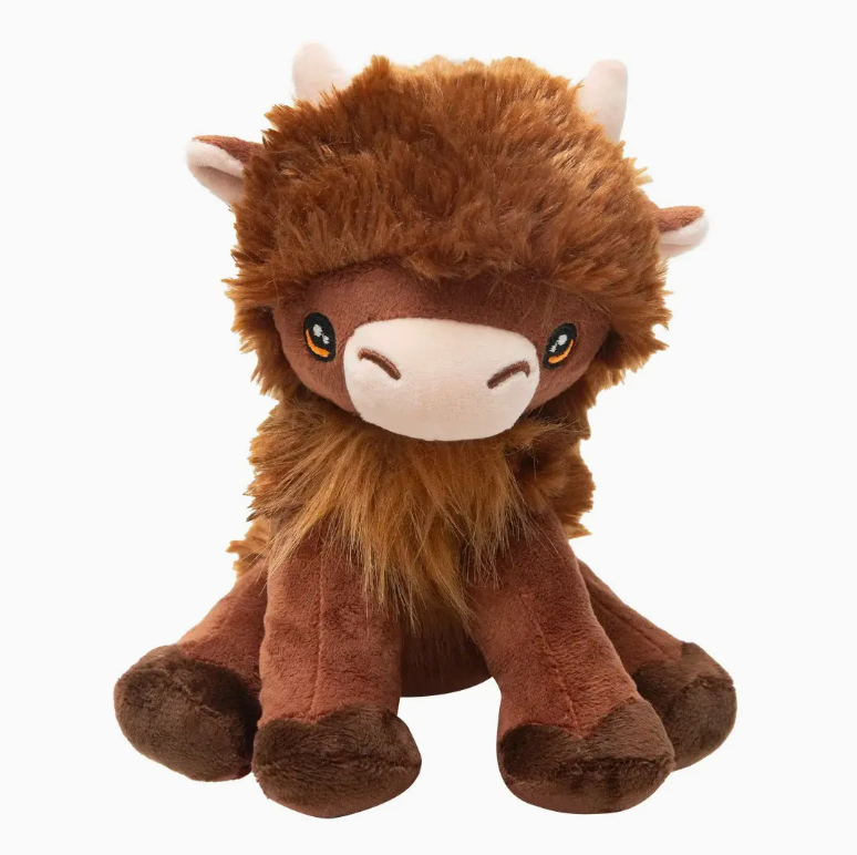 Highland Cow Dog Toy