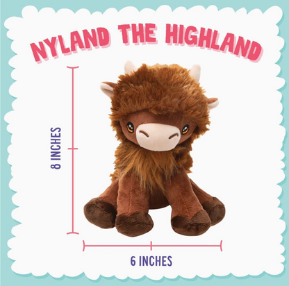 Highland Cow Dog Toy