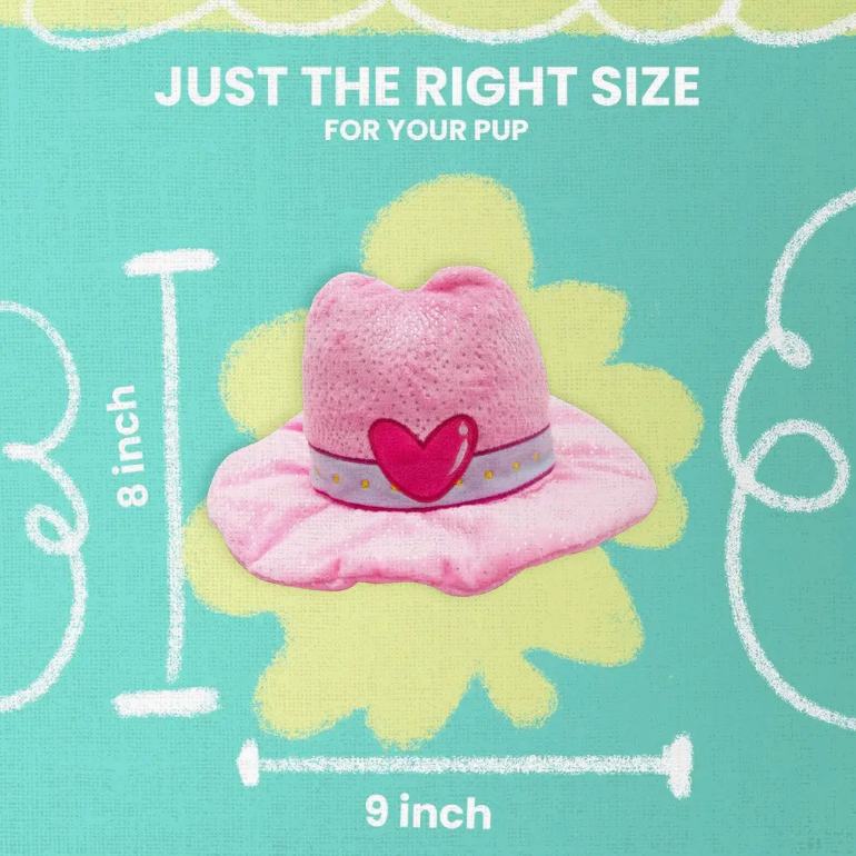Cowgirl Hat Dog Toy