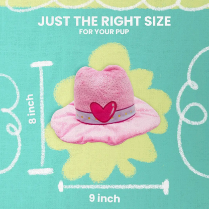 Cowgirl Hat Dog Toy