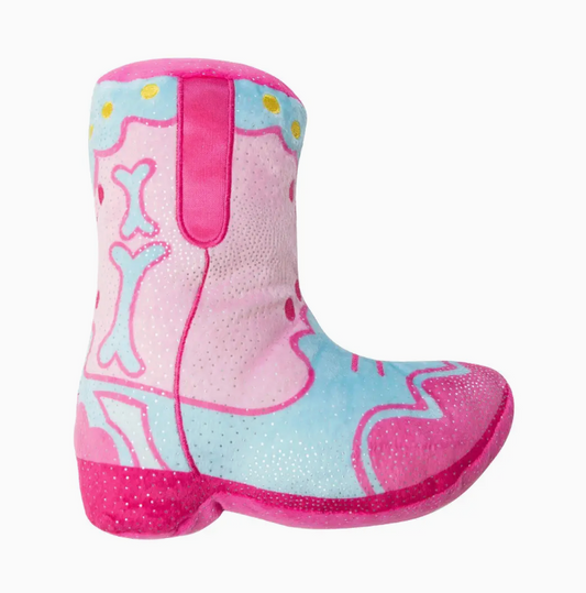 Cowgirl Boot Dog Toy