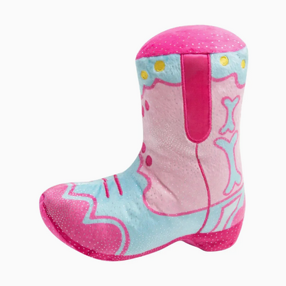 Cowgirl Boot Dog Toy